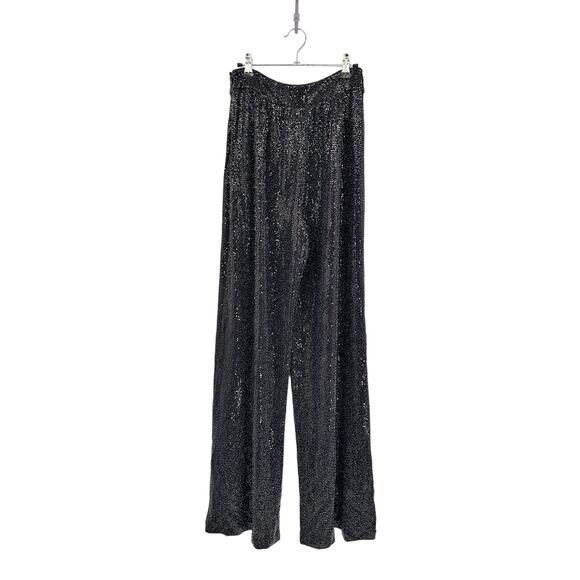 RAMY BROOK Gavin Metallic Sequin Wide Leg Pants Size 6 NEW - Picture 6 of 7
